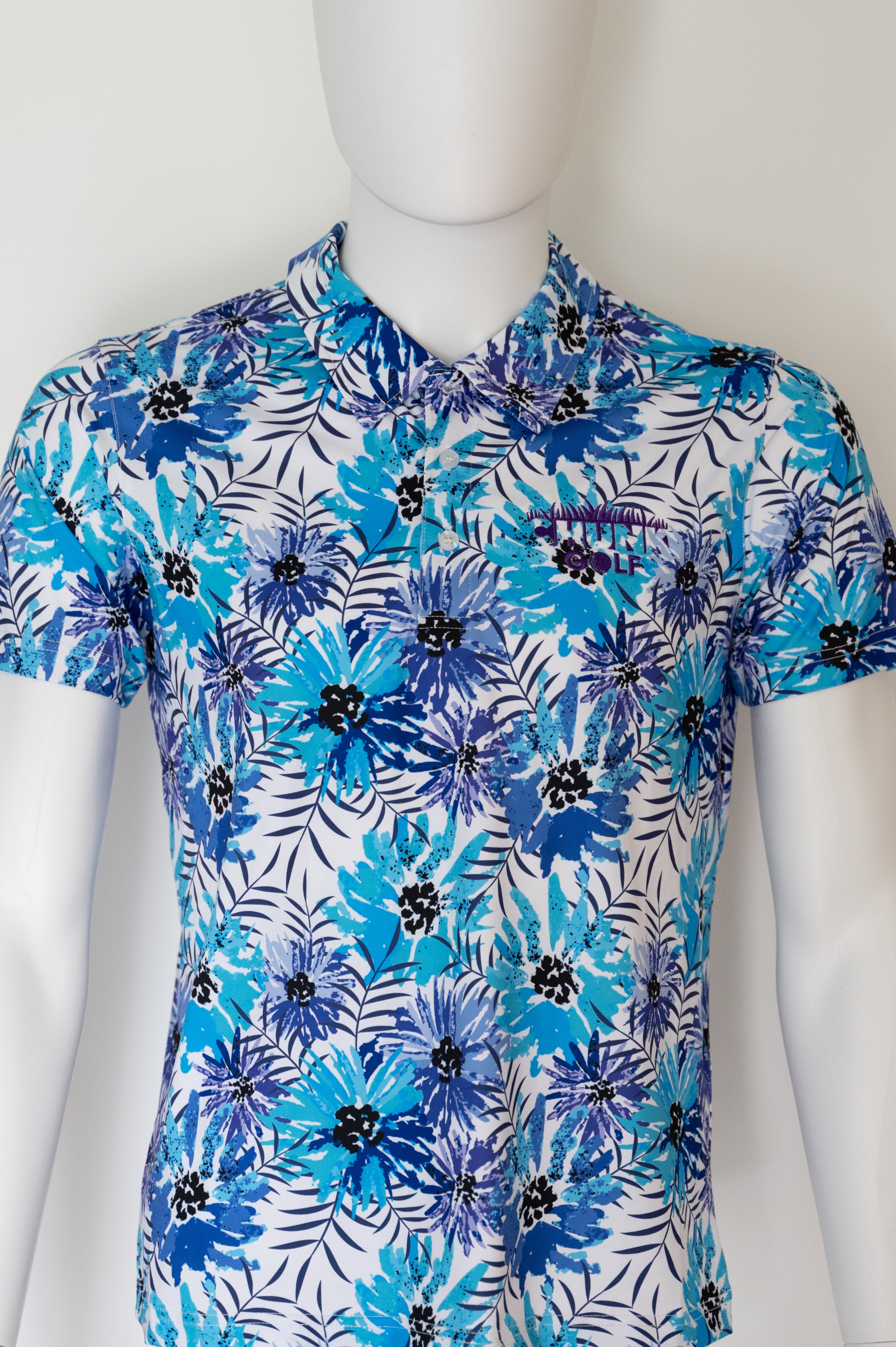 Blue Floral Shirt